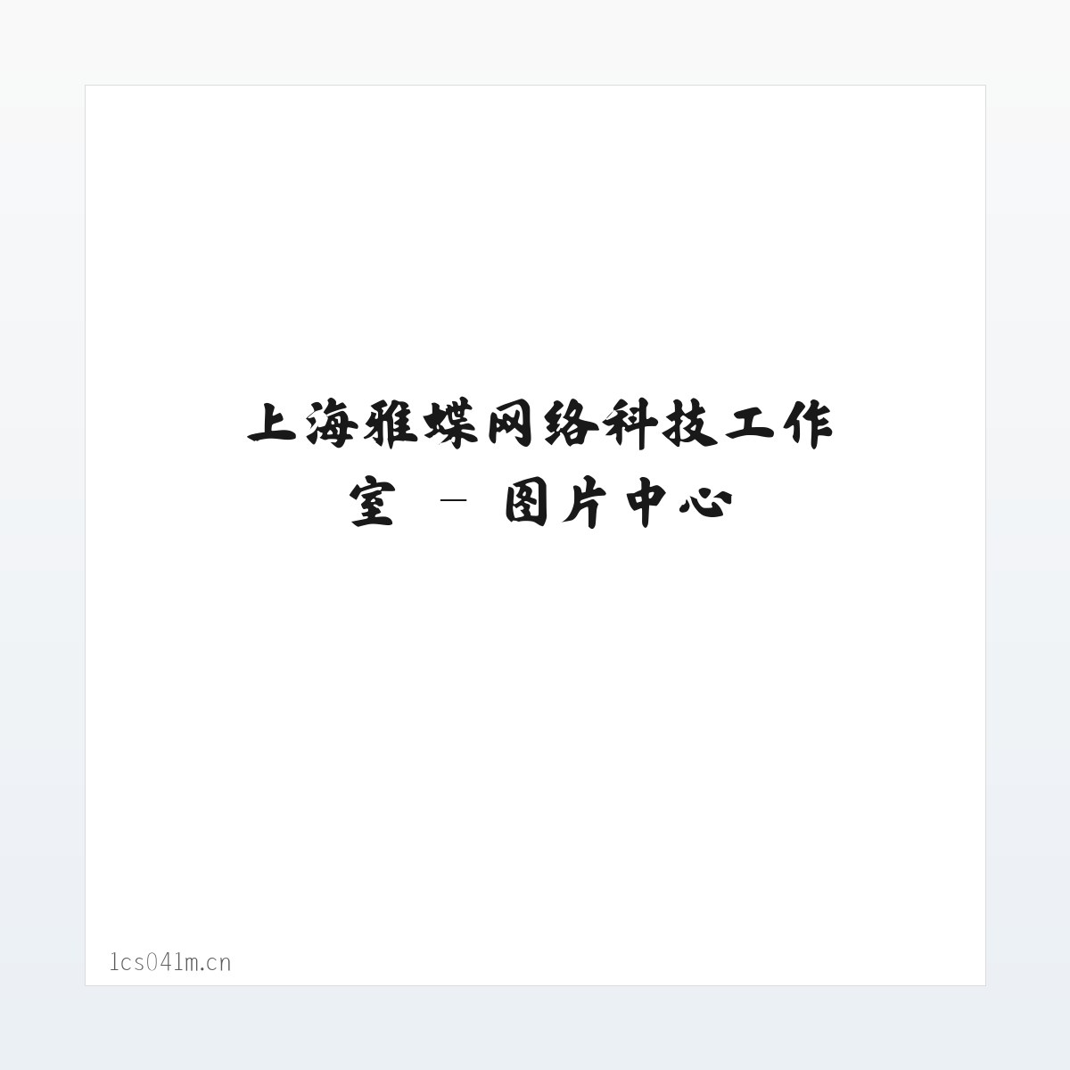 上海雅蝶网络科技工作室 方图